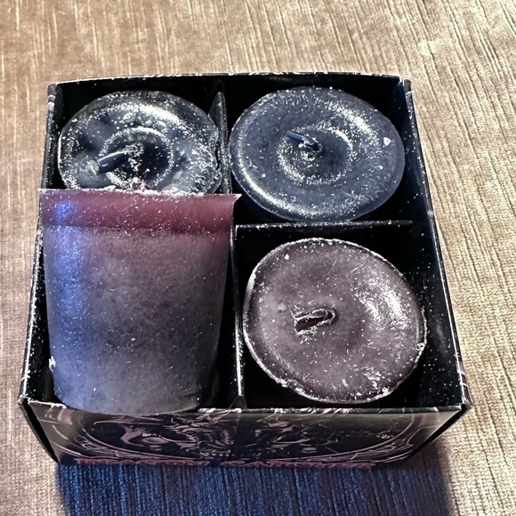 LIQUID BLUE DRAGON CATCHER 4 candle pack collectible item - Picture 7 of 7